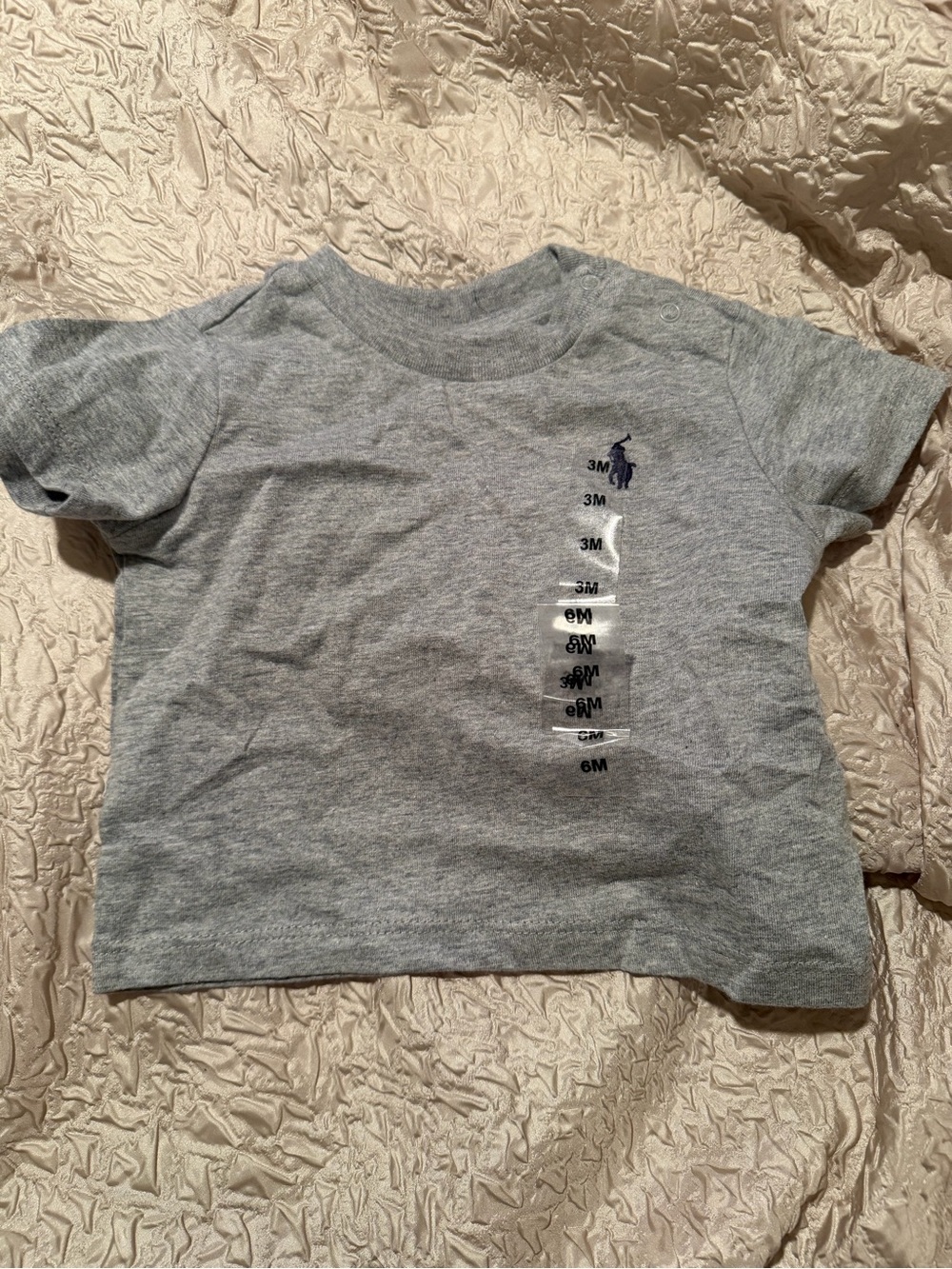 Polo by Ralph Lauren Heather Gray Short Sleeve Logo Tee